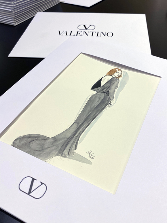 Machas x Anja Karboul for Valentino’s Black Tie collection debut
