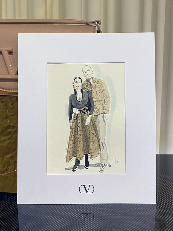 Machas x Anja Karboul for Valentino’s Black Tie collection debut
