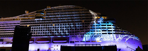 AI ART OF OCEANS: Ouchhh Studio’s installation for the MSC World Europa