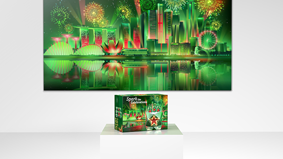 Spark your Celebrations: A Festive Packaging for Heineken