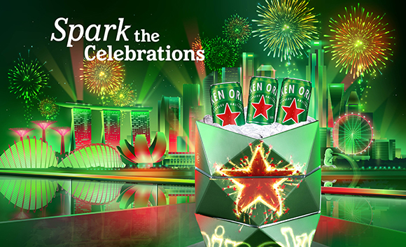 Spark your Celebrations: A Festive Packaging for Heineken