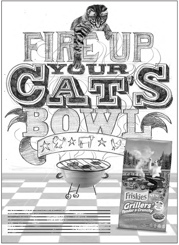 Jeff Rogers goes cat crazy for Friskies