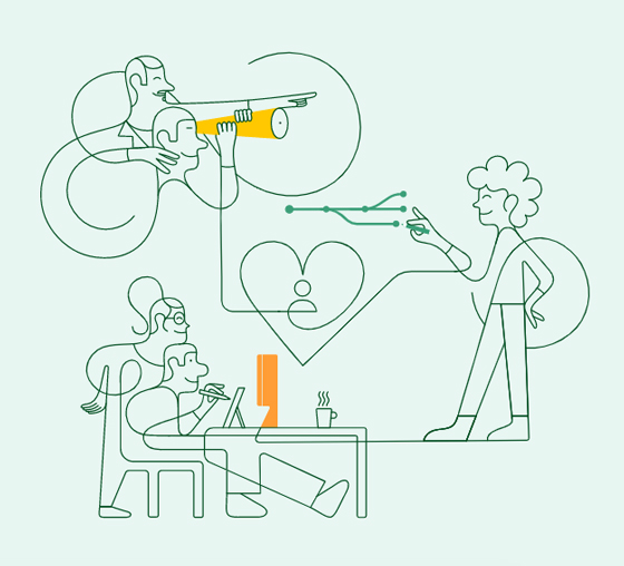 Illustrating customer-centricity: Jonathan Calugi for Essense