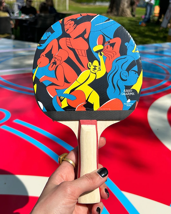 Blending Art, Ping Pong and Purpose