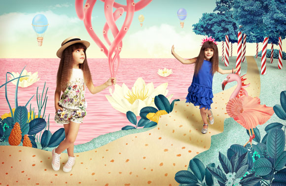 Baby Marlen in Wonderland