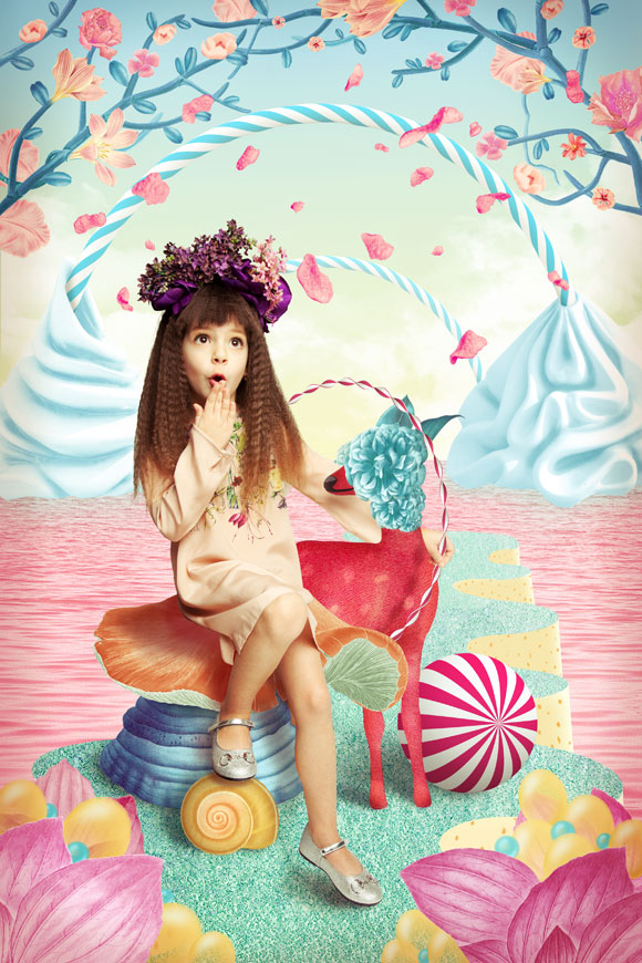 baby Marlen in Wonderland