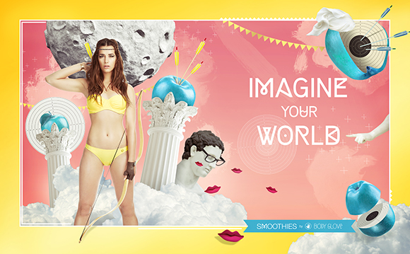 BECHA X BODY GLOVE’S SMOOTHIES: “IMAGINE  YOUR WORLD” AD CAMPAIGN