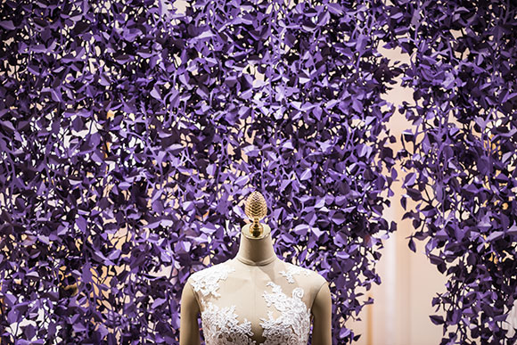 Wedding flowers: Wanda Barcelona’s mesmeric window scenes for Pronovias