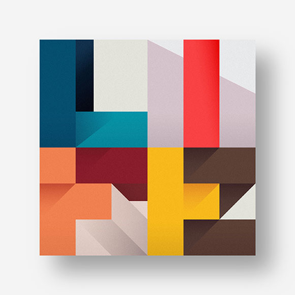 When type meets abstract illustration: Ray Oranges & Federico Landini prints
