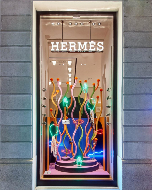 Four Landscapes Plus One: Agostino Iacurci’s Hermès installations