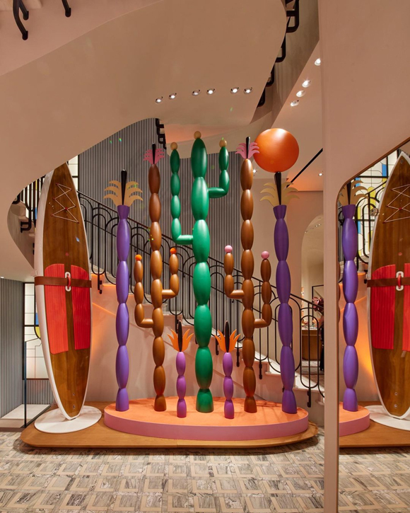 Four Landscapes Plus One: Agostino Iacurci’s Hermès installations