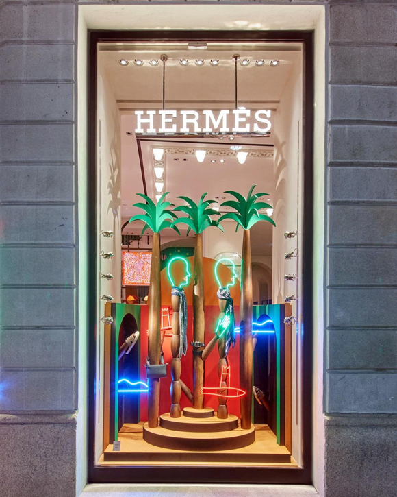 Four Landscapes Plus One: Agostino Iacurci’s Hermès installations