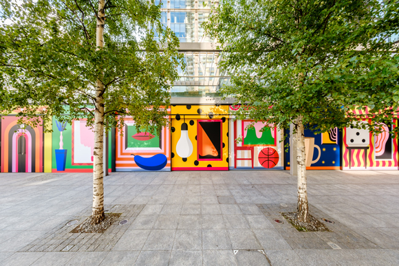 Eight Rooms: Agostino Iacurci at Principal Place Plaza, London