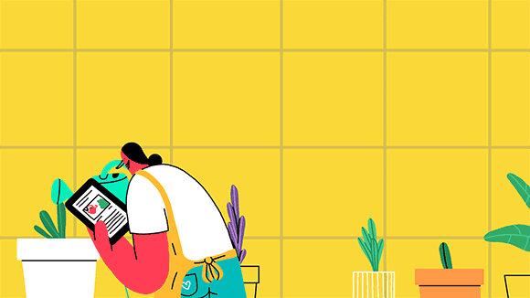 Miguel Ángel Camprubí‘s artwork brightens up the Mozilla Pocket app