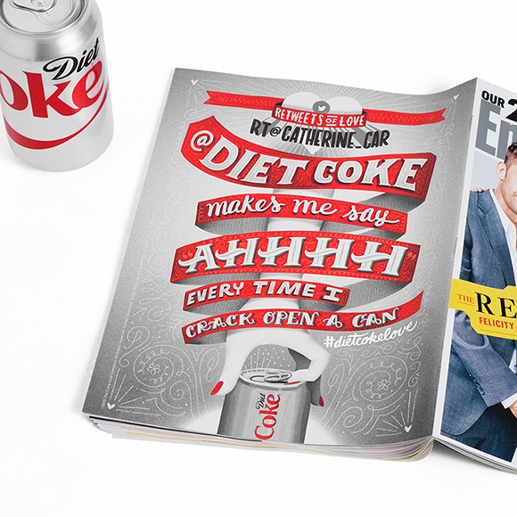 Jeff Rogers for Diet Coke’s Re-Tweets of Love