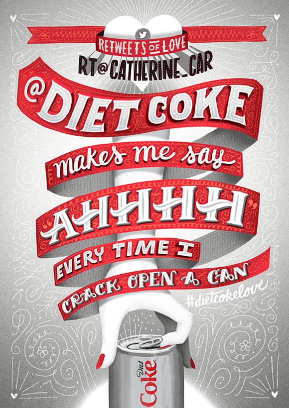 Jeff Rogers for Diet Coke’s Re-Tweets of Love