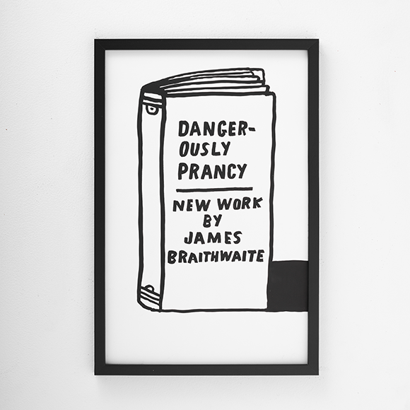Dangerously Prancy: James Braithwaite’s new drawings series