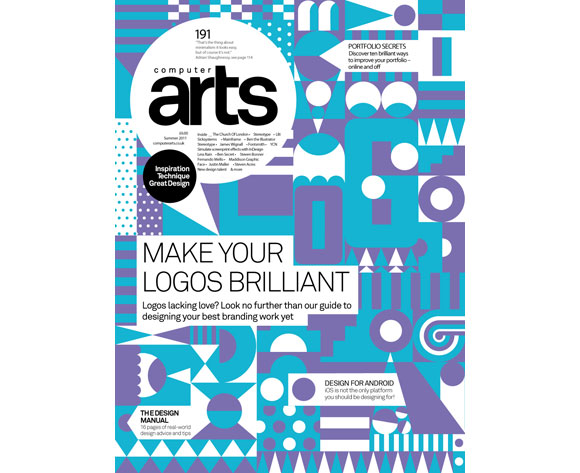 Computer Arts Logo Issue, designed by Jonathan Calugi