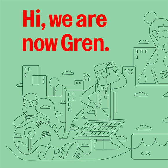 Jonathan Calugi’s warm illustrations for sustainable energy provider Gren