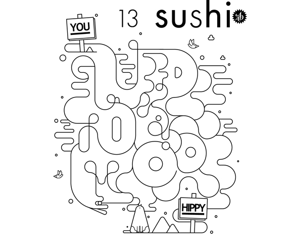 Jonathan Calugi for Sushi 13