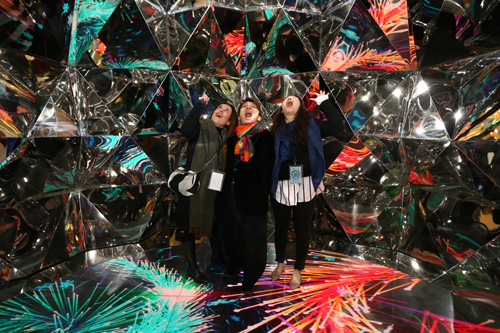 Festive Magic: Kaz Shirane tree installations for Beijing APM Mall