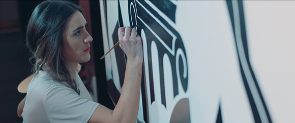 Never Stop Moving: Kelly Anna’s live painting and installations for Equinox Fitness Club