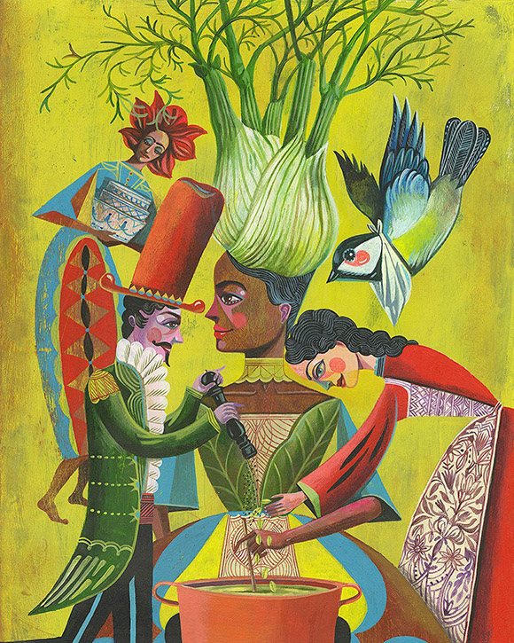 Veggie Power: A new enchanting book by Olaf Hajek!