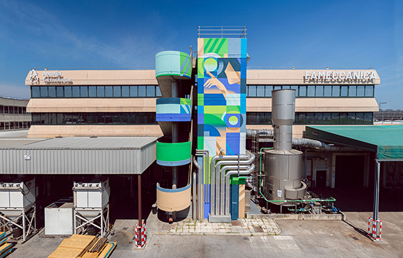 Ray Oranges x Fameccanica: celebrating 50 years of innovation through art