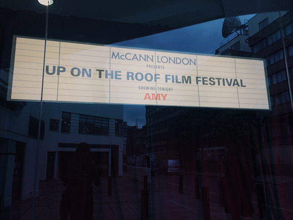 Up On The Roof: Ray Oranges for McCann’ Film Festival