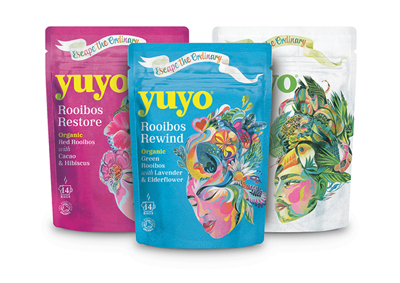 Tea Time: Olaf Hajek creates evocative visuals for the re-branded packaging of YuYo 