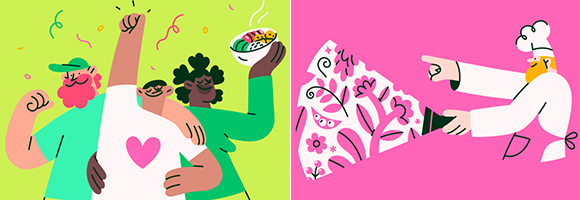 Miguel Angel Camprubi’s flavourful illustrations for Eat Curious