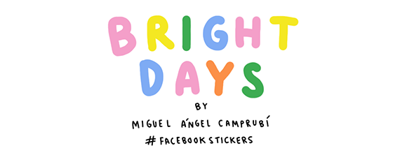 Bright Days: Miguel Angel Camprubi’s irresistible Facebook stickers
