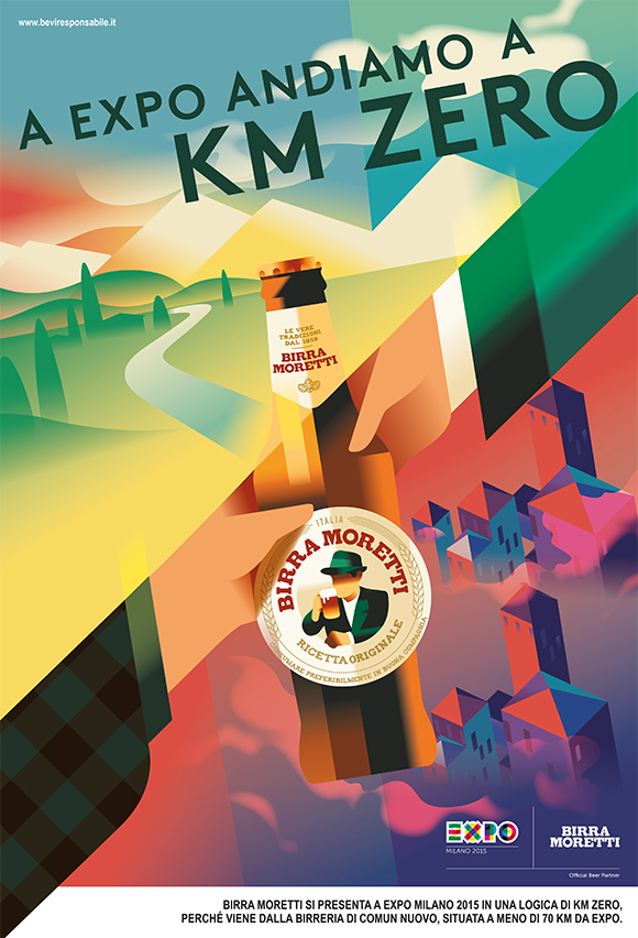 Back to the future: Birra Moretti’s EXPO 2015 campaign