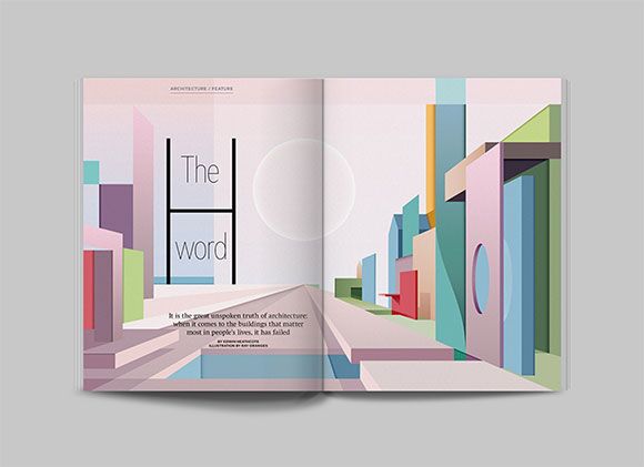 Architectural Positivity: Ray Oranges’ bright future for Icon Magazine