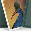 Tooco 6 of diamonds paradise birds playing cards