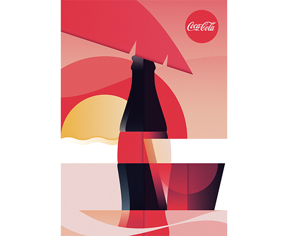 Ray Oranges coca cola