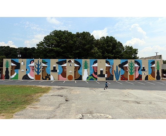 Agostino Iacurci Wallter Atlanta Mural