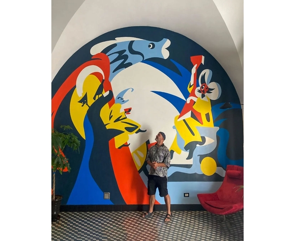 Alberto Casagrande Vittorio Mural