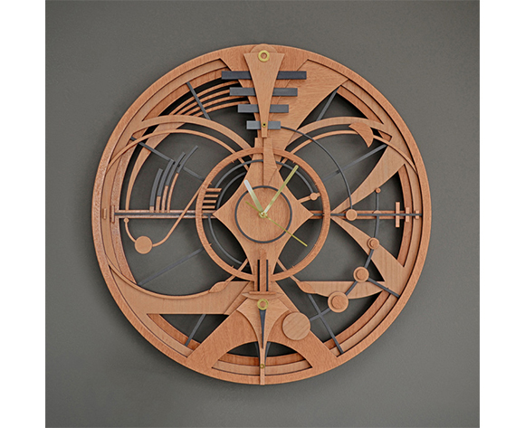 Tooco - sculpture clock