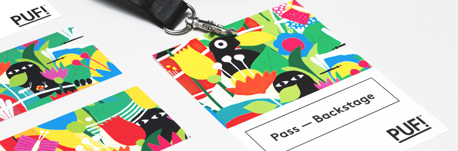 Jonathan Calugi and Federico Landini join forces to create the identity for PUF! Festival